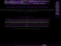 gothics.ch Webseite Vorschau