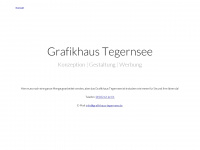 grafikhaus-tegernsee.de Webseite Vorschau