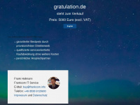 gratulation.de Webseite Vorschau
