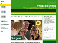 gruene-hollenstedt.de Webseite Vorschau