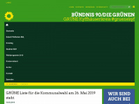 gruene-kyffhaeuserkreis.de Webseite Vorschau