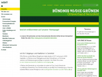gruene-sennfeld.de Webseite Vorschau