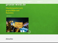 gruene-wiehl.de Webseite Vorschau