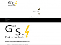 gs-elektrotechnik.at Webseite Vorschau