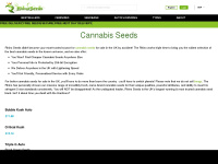 cannabis-seeds.co.uk Webseite Vorschau