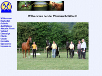 hannoveraner-pferdezucht-nitsch.de Webseite Vorschau