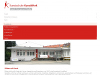 kunstschule-kunstwerk.de Webseite Vorschau