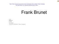 frankbrunet.com Webseite Vorschau