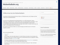 muttenthalbahn.org Webseite Vorschau