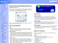 netsurf-browser.org Webseite Vorschau