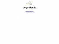 dr-gmeier.de Webseite Vorschau
