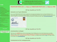 rhein-ruhr-posta-2010.de Webseite Vorschau