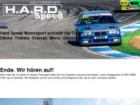 hardspeed.de Webseite Vorschau