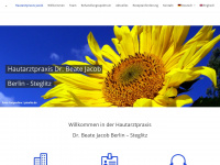 hautarztpraxis-jacob.de Webseite Vorschau