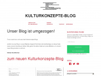 kulturkonzepte.wordpress.com Webseite Vorschau