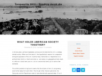 tocqueville2012.org Webseite Vorschau