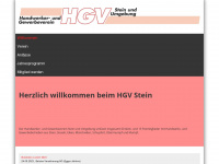 hgvstein.ch Webseite Vorschau