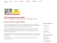 hno-mkk.de Webseite Vorschau