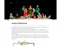 hofer-theaterspieler.at Webseite Vorschau