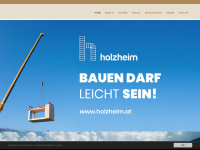 holzheim.at Webseite Vorschau