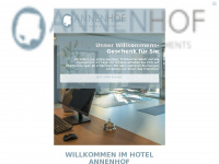 hotel-annenhof.de Webseite Vorschau
