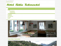 hotel-raetia.ch Webseite Vorschau