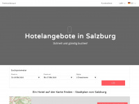 hotelssalzburg.at Webseite Vorschau