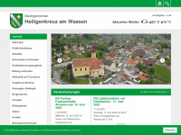 heiligenkreuz-waasen.gv.at Webseite Vorschau