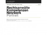 huebner.ch Webseite Vorschau