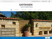 gartenwerk-naturstein.de Webseite Vorschau