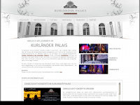 kurlaender-palais.com Webseite Vorschau