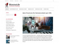 bizscout.de Webseite Vorschau