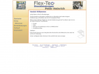 flex-tec.eu Webseite Vorschau