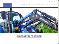 hydrometal.de Webseite Vorschau