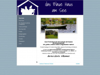 das-blaue-haus-am-see.de Webseite Vorschau