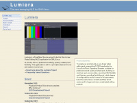lumiera.org Webseite Vorschau