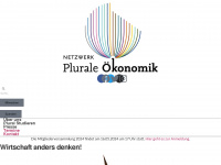plurale-oekonomik.de Webseite Vorschau