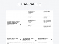 ilcarpaccio.at Webseite Vorschau
