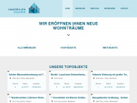 immobilien-galerie.at Webseite Vorschau