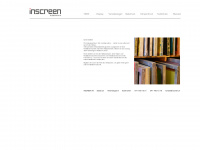 inscreen.ch Webseite Vorschau