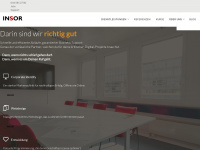 insor.ch Webseite Vorschau