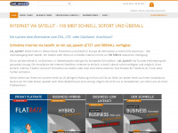 internetvia-satellit.de Webseite Vorschau