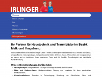irlinger-gmbh.at Webseite Vorschau