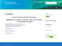 isp-serviceplus.de Webseite Vorschau