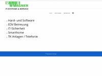 it-system-wagner.de Webseite Vorschau
