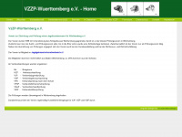vzzp-bw.de Webseite Vorschau