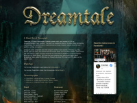 dreamtale.org Webseite Vorschau