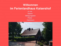 kaisershof.de Webseite Vorschau
