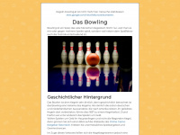kegeln-bowling.at Webseite Vorschau