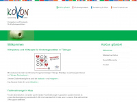 kokon-tuebingen.de Webseite Vorschau